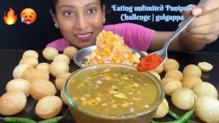 BIGBITE | EATING SPICY 🔥STREET SIDE UNLIMITED PANIPURI CHALLENGE | GOLGAPPA | PUCHKA | MUKBANG | 