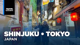 Shinjuku at Night | 4K Tokyo Walking Tour | Kabukicho, Golden Gai & Omoide Yokocho