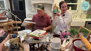 Mega Thrift Antique and vintage Home Decor Thrift Haul From 7 Thrift Stores!