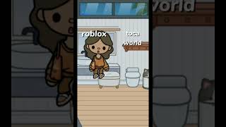 roblox or toca world? #tocalifeworld #trend #tocabocaaesthetic