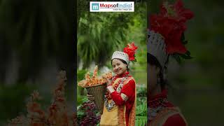 Meghalaya: India's Most Beautiful Monsoon Destination! 🌧️🌿 #shorts