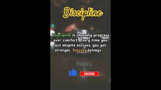 "Discipline Wins  5 Seconds to Build Strength" #Motivation #SuccessTips #SelfImprovement #LifeLesson