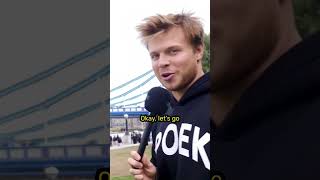 Police officer tries blind tasting challenge 👮‍♂️ #shorts