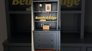 DIY beaded edge drawer and door fronts! #diyhome #woodworking #diybuild
