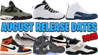 AUGUST 2025 AIR JORDAN + NIKE SNEAKER RELEASE DATES 🔥🔥🔥