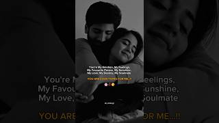 You're Everything For Me 😘😌 ||#shorts #status #romantic