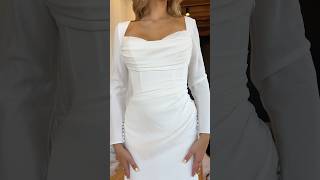 Introducing Delta from WREN Bridal 🤍 #longsleeveweddingdress #minimalistweddingdress #weddingdress