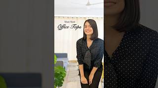 Save this list of must have office tops 🖤 #shorts #howtostyle #officewear