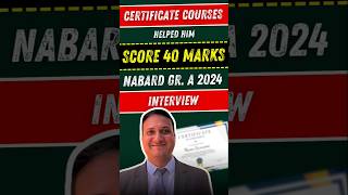 Benefits of Certificate Courses | NABARD Grade A | RBI Grade B 2025 Notification | IFSCA | SEBI
