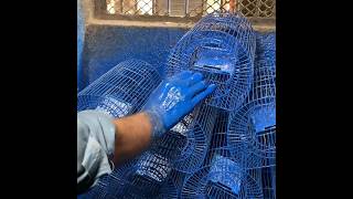 amazing trap cage making process #machine #trapcage #shorts #welding