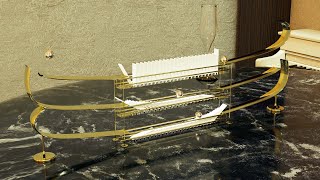 ドミノ3段でオシャレな永久機関を作ってみた