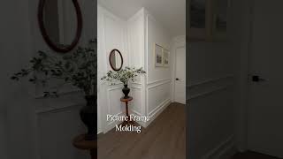 Accent walls to make your ceilings look taller! See full tutorials on my page! #diy #accentwall
