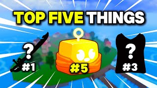 *TOP 5* ESSENTIAL THINGS TO GET IN SEA 1 |BLOXFRUITS |UPDATE 25