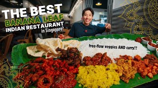 ガンジー レストランでバナナの葉のカレー食べ放題！ | シンガポールのリトル インディアで最高のインド料理！