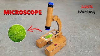 How to make Microscope with cardboard | Science project 2025