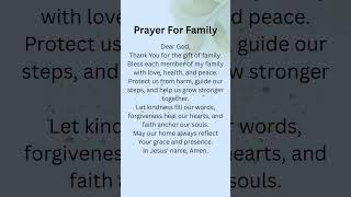 #FamilyPrayer #FaithAndFamily #BlessedHome #PrayTogether #FamilyFirst #GodCenteredHome