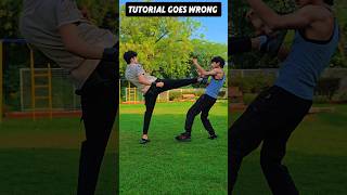 Training funny movement 😁 #martialarts #kick #muaythai #fun #training #tricks #youtubeshorts #shorts