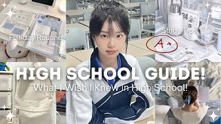 The ULTIMATE High School Survival Guide!  Study Hacks, Daily Routine & Mindset