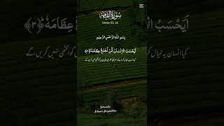Surah Qiyama#quranrecitation #beautiful #qurantranslation #allahuakbar