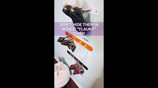 Just reimagine a different way to "flaunt" your shoes! #ShoeCloset