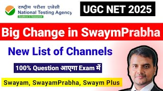 SWAYAM Prabha New Channel List 2025 | UGC NET Paper 1 | UGC NET 2025 | UGC NET MENTOR