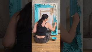 Bold Baroque Mirror Upcycle! #upcycle #diy #beforeandafter #chalkpaint