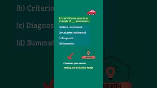 Testing and Evaluation MCQS - Educational Assessment Quiz - Click Related Video - Types of Test