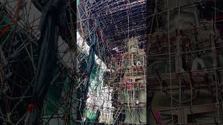 63 feets huge eco-friendly ganesh in Nagole | 2025 #ganeshchaturthi @nikhilmakings #trendingshorts