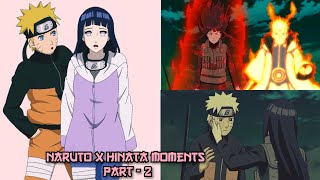 Naruto x Hinata Moments Love Part - 2| Naruto Shippuden English Dub| Naruto Kissing Hinata 😍