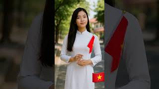 Ao Dai Elegance | Vietnamese School Style 🇻🇳🌸