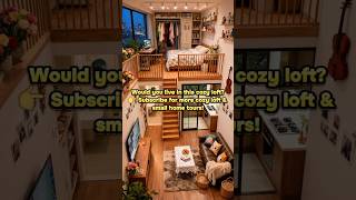Cozy Loft Apartment Tour | Warm Small Home Design Inspiration 🌿✨ #cozyhome #예쁜인테리어 #shorts