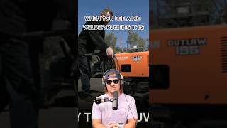 Rig welder running vulcan outlaw 195 #weld #welding #welder #rigwelder #stickwelding