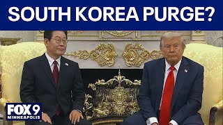 Pres. Trump worries of a 'purge' in South Korea