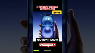 🔥3 SECRET TRICKS IN IPHONE🔥 ❌✅💸 #youtube #iphone #selfimporvement #shorts #funny