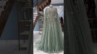 Amazing 😍 latest new designer gown for engagement/party/reception/wedding#gown#shorts#fashion