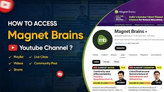 How to Access Magnet Brains Youtube Channel? #magnetbrains