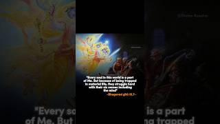 You Are a Part of God #shorts #BhagavadGita #SpiritualWisdom #krishna  #GitaQuotes #MindControl