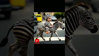 Zebra 🦓 is crossing zebra-crossing #youtubeshorts