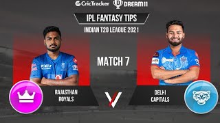 RR vs DC IPL 2021 match 7 team prediction, pitch report, GL tips, SL tips ..