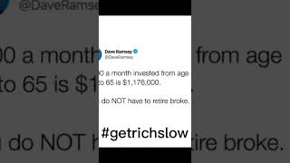 #getrichslow #daveramsey