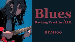 Sad Blues backing track in Aminor