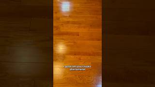 No sanding needed! Floor Restore-eez transforms worn floors in one afternoon!