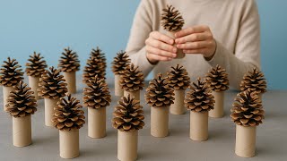 GENIUS! 2 DIY Ideas With Toilet Paper Rolls and Pine Cones!