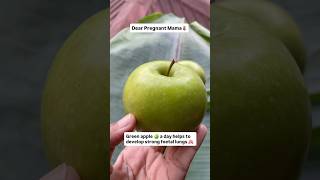Apples🍏🍎for embryonic stage of pregnancy🤰#pregnancyindia #pregnancydiet #apples