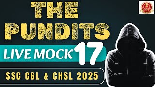Tough level mock?| Live Mock - 17 | The Pundits | QEng
