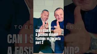 Part 2 - FASHION vs SARTORIAL #bespokefashion #mensfashion #menswear #fashionbrand #handmade