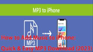How to Add Music to iPhone: Quick & Easy MP3 Download (2023)
