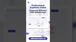 Professional Explainer Video for Corporate Software CRM | Motion Graphics  #explainervideo #aisaas