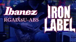 IBANEZ RGAIX6 IRON LABEL w/ Bare Knuckle Pick Ups