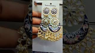 Meenakari earrings            Dhanlaxmi Immitation Jewellery Malad West ,  contact  +918451828290